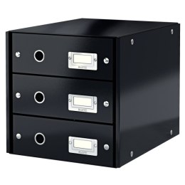 Pojemnik z 3 szufladami LEITZ C&S czarny 60480095 .