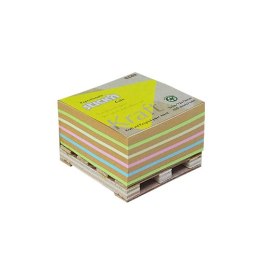 Notes kostka kraft paleta 76x76mm, 5 kolorów, 400 kart. Stick n 21817