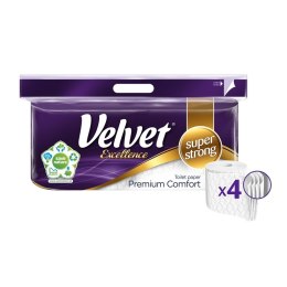 Papier toaletowy VELVET COMFORT White Cotton 3W (10 rolek) biały