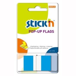 Zakładki indeksujące 45x25mm 50szt niebieski podajnik STICK N 26024
