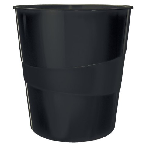 Kosz na śmieci 15L Leitz WOW, czarny 52781095 .