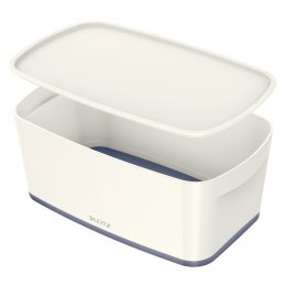 Pojemnik MyBOX mały z pokrywką biało-szary LEITZ 52291001 .