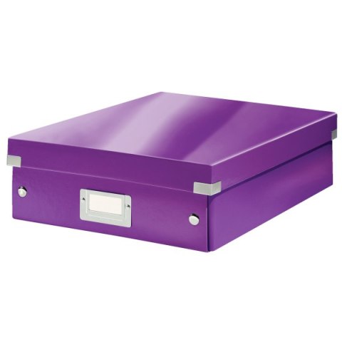 Pudełko z przegródkami LEITZ C&S duże fioletowe 60580062 .