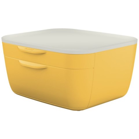 Pojemnik z szufladami Leitz Cosy, żółty 53570019 .
