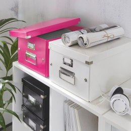 Pudło LEITZ C&S uniwersalne średnie WOW różowe 60440023 .