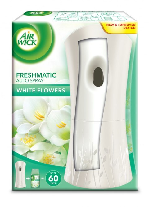 AIR WICK odświeżacz automat.doz.+wkład 250ml Białe Kwiaty 073133 /3591