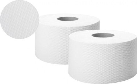 Papier toaletowy PROFESSIONAL 130/2 (12 rolek) 130m 2warstwy biały celuloza JUMBO ELLIS 6248