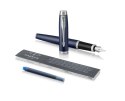 Pióro wieczne (F) PARKER IM MATTE BLUE CT 1931647, giftbox