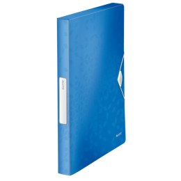 Teczka z gumką LEITZ WOW 30mm 250k A4 niebieska 46290036 .