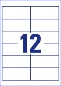 Etykiety uniwersalne Economy Europe100 by Avery Zweckform, A4, 100 ark./op., 97 x 42,3 mm, białe ELA039