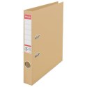 Segregator Esselte No.1, Naturelle, A4/50mm, 30% PP z recyklingu, kawowy 218690
