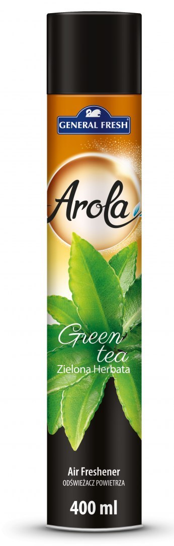 Odświeżacz powietrza AROLA Spray 400ml zielona HERBATA GENERAL FRESH 09042