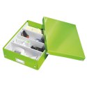 Pudło z przegródkami Leitz C&S, średnie, zielone 60580054 .