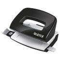 Dziurkacz Mini metalowy Leitz WOW, czarny, 10 lat gwarancji, 10 kartek 50601095 .