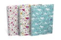Kołonotatnik B5 60 kartek linia/tagi Floral Oxford 400094959