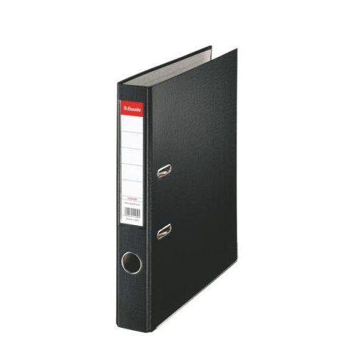 Segregator Esselte ekonomiczny, A4/50mm, 30% PP z recyklingu, czarny 81197