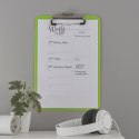 Deska z klipem Leitz WOW, zielona 39710054 .