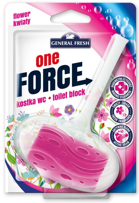 Kostka do WC zawieszka 40g kwiat GENERAL FRESH 30006