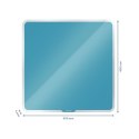 Nowy indeks tb 0242187 Szklana tablica magnetyczna Leitz Cosy 45x45cm, niebieska 70440061