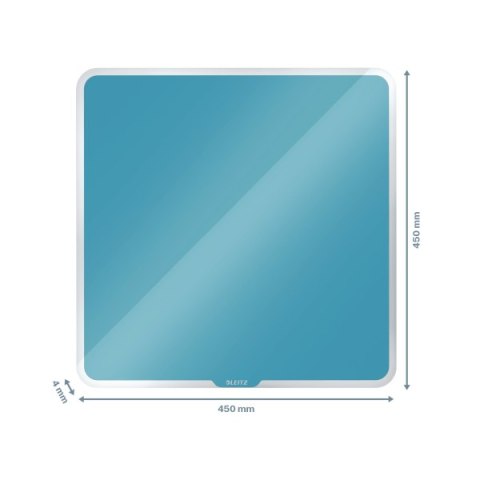 Nowy indeks tb 0242187 Szklana tablica magnetyczna Leitz Cosy 45x45cm, niebieska 70440061