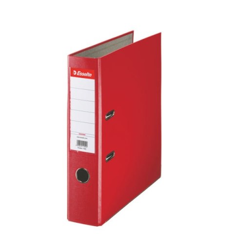 Segregator Esselte ekonomiczny, A4/75mm, 30% PP z recyklingu, czerwony 11253