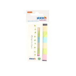 Zakładki papierowe 45x15mm 6 kolorów ECO 180 kartek STICK N 21597