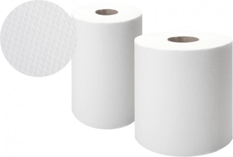 Ręcznik w roli PROFESSIONAL 60/2 (12 rolek) 60m 2warstwy celuloza biały ELLIS 3070