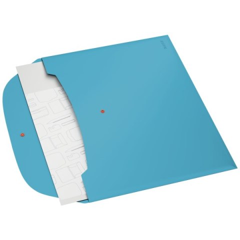 Teczka kopertowa z 2 przegródkami Leitz Cosy, szara 47090089 .
