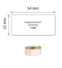 Etykiety na rolce, etykiety adresowe 25 x 54 mm, etykiety do termodruku, białe etykiety papierowe, 500 etyk. / 1 rolka, Avery AS