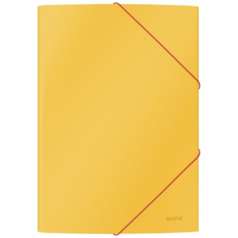 Teczka kartonowa z gumką Leitz Cosy, A4, żółta 30020019 .