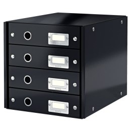 Pojemnik z 4 szufladami LEITZ C&S czarny 60490095 .