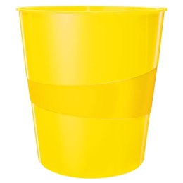 Kosz na śmieci 15L Leitz WOW, żółty 52781016
