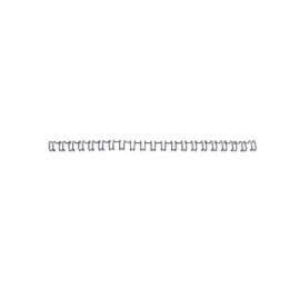 Grzbiety drutowe GBC A4 21L 10mm czarne (100szt) IB165221