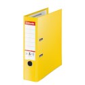 Segregator Esselte No.1 Vivida PLUS, A4/80mm, 30% PP z recyklingu, żółty 624076