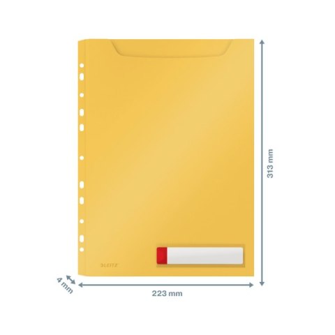 Koszulka o zwiększonej pojemności Leitz Cosy (3), żółta 46680019 .