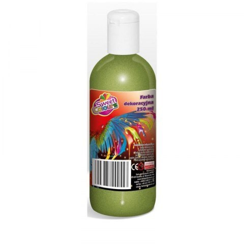 Farby dekoracyjne metaliczne 250ml zielona Sweet Colours 00676 OTOCKI