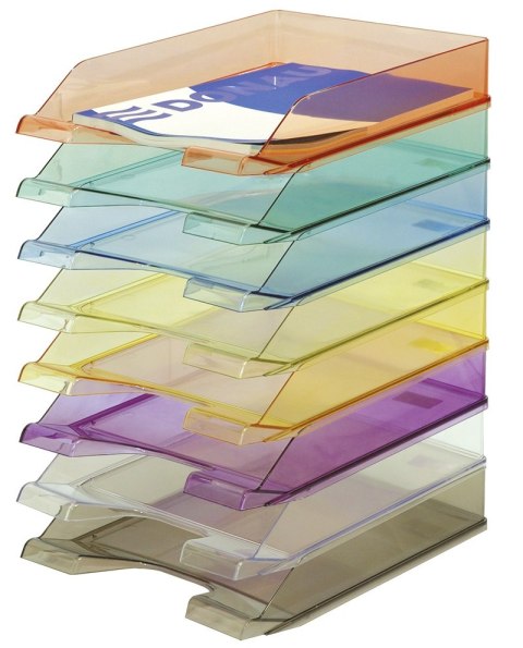 Szufladka na biurko DONAU, polistyren, A4, standard, transparentna 7470001PL-37