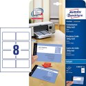 Wizytówki do druku Quick & Clean, 85 x 54 mm, 80 szt., 260 g, matowe, białe, Avery C32015-10