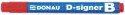 Marker sucho.D-SIGNER B czerwo ny okr.7372001-04PL DONAU