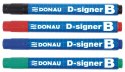 Marker sucho.D-SIGNER B czerwo ny okr.7372001-04PL DONAU