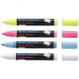 Marker kredowy, końcówka ścięta 15mm, 25g tuszu niebieski TO-290 Toma