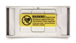 Identyfikator z magnesem 30x65 (10) Srebrny 854023 DURABLE