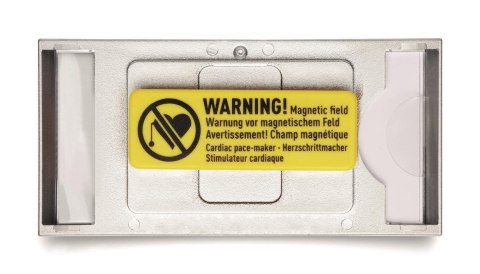 Identyfikator z magnesem 30x65 (10) Srebrny 854023 DURABLE
