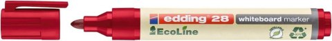 Marker EDDING do tablic ekologiczny okrągła końcówka czerwony 28/002/cz ed (X)