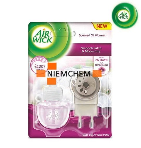 AIR WICK odświeżacz Elektryczny komplet 19ml Księżycowa Lilia & Zmysłowa Satyna 18123