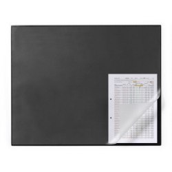 Podkład na biurko z zabezpieczeniem krawędzi 650x500mm czarny DURABLE 729301