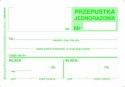 571-9 PJ Przepustka jednorazowa A7 (80 MICHALCZYK I PROKOP )