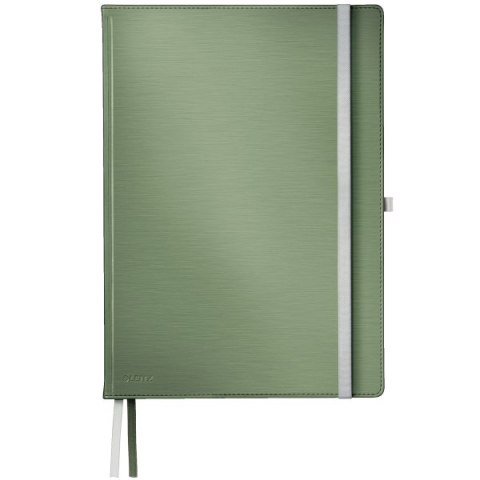 Notatnik w twardej oprawie Leitz Style A4, w kratkę, seledynowy 44760053