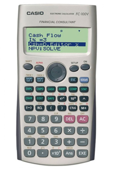 Kalkulator finansowy CASIO FC-100V-S