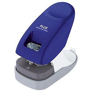 Zszywacz bezzszywkowy nabiurkowy (do 10 kartek) SL-112A niebieski, 31260 Plus